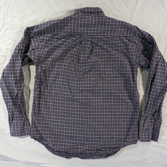 RALPH LAUREN BUTTON UP FRONT KID'S SZ MEDIUM 12/14 PURPLE LONG SLEEVE SHIRT BOYS - Picture 12 of 16